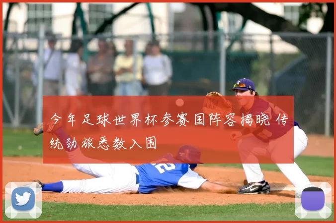 今年足球世界杯参赛国阵容揭晓 传统劲旅悉数入围
