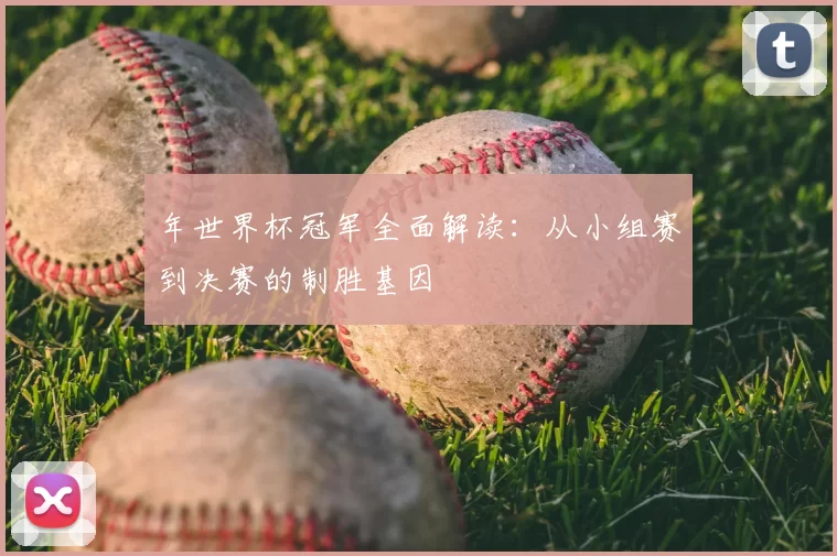 年世界杯冠军全面解读:从小组赛到决赛的制胜基因