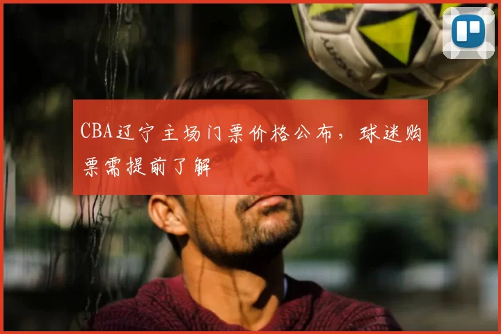 CBA辽宁主场门票价格公布，球迷购票需提前了解