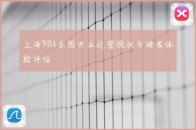 上海NBA乐园开业运营现状与游客体验评估